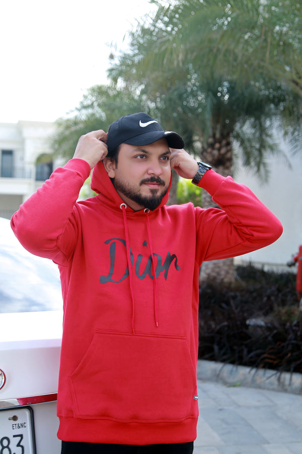 Signature Luxe Hoodie - Red
