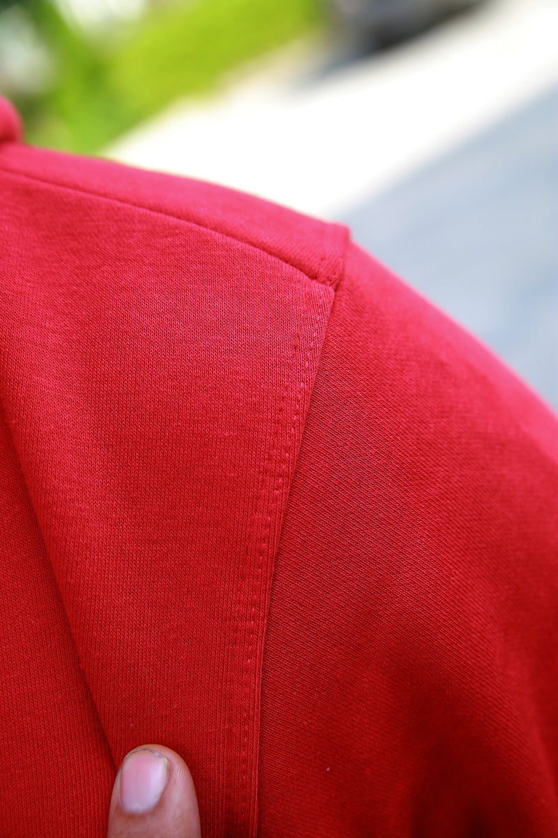 Signature Luxe Hoodie - Red