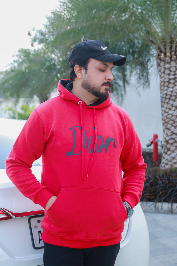 Signature Luxe Hoodie - Red