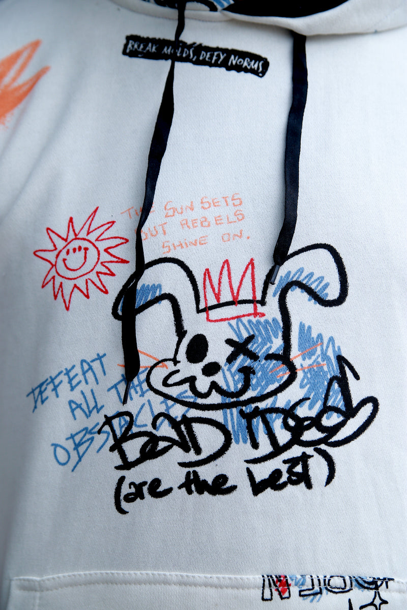 Urban Graffix Hoodie - White