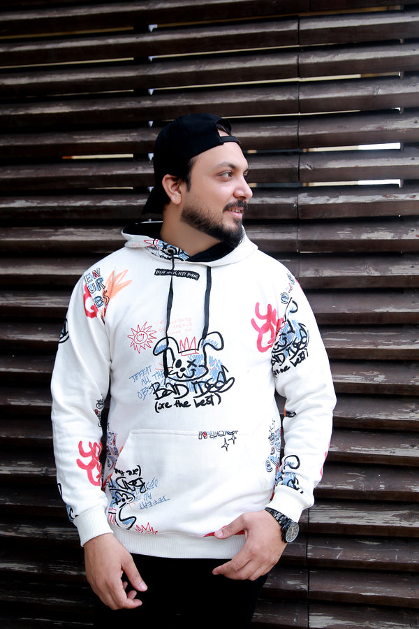 Urban Graffix Hoodie - White