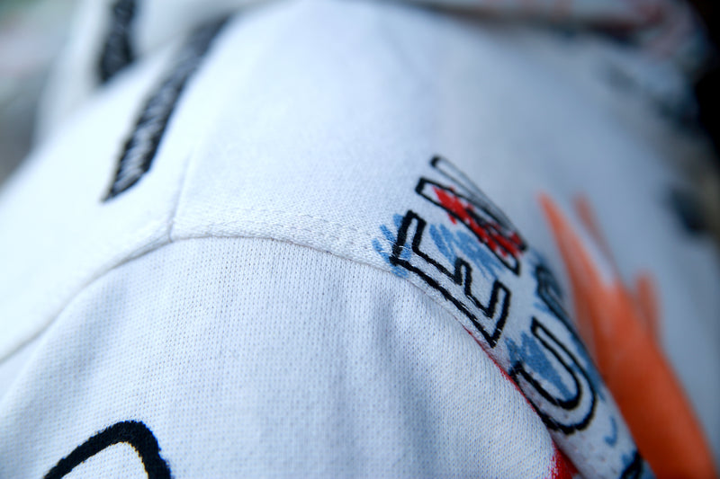 Urban Graffix Hoodie - White