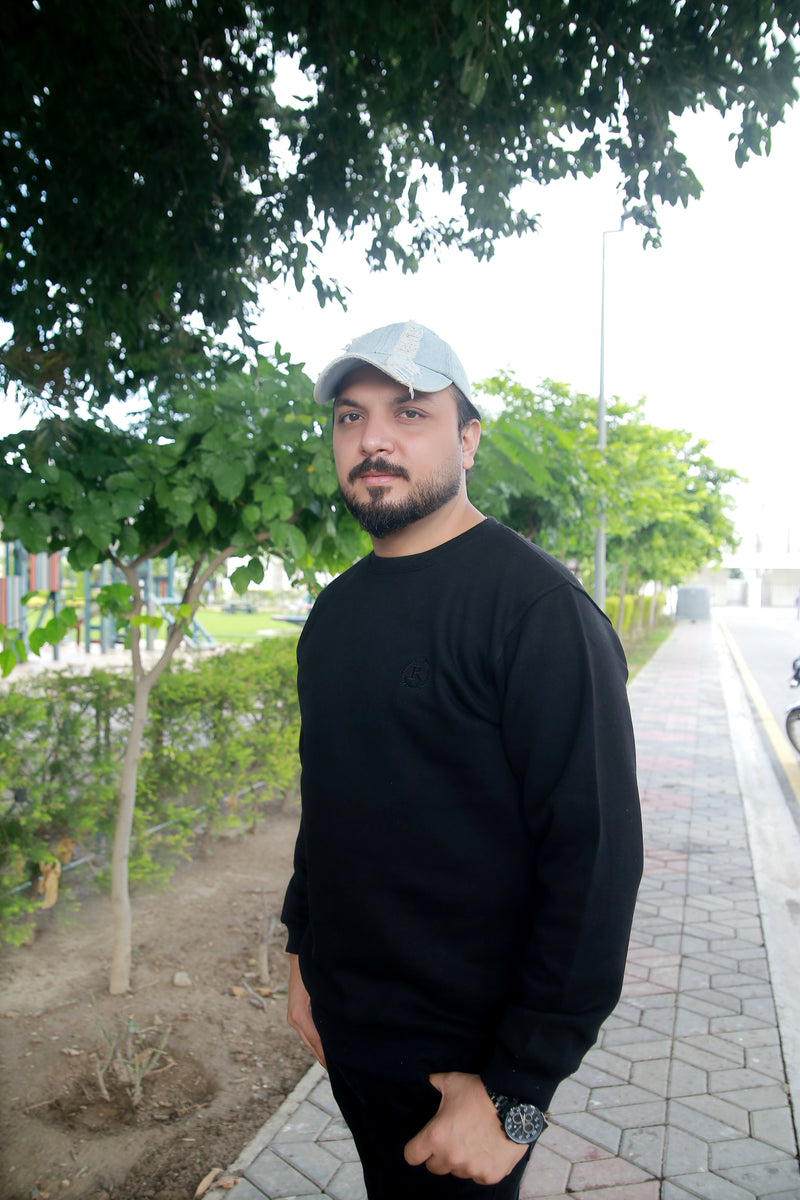 Essential Crewneck Sweatshirt - Black