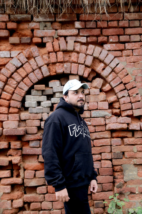 Florida Street Oversized Hoodie - Black