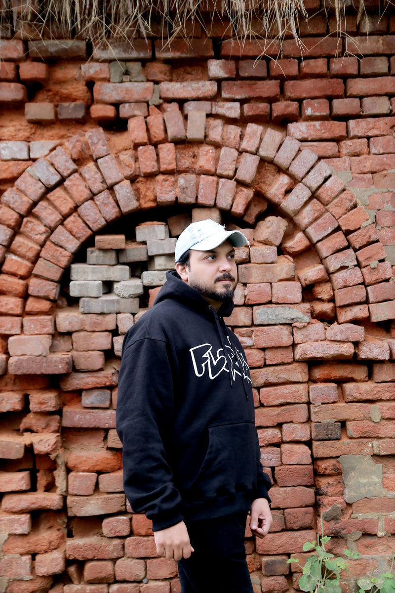 Florida Street Oversized Hoodie - Black